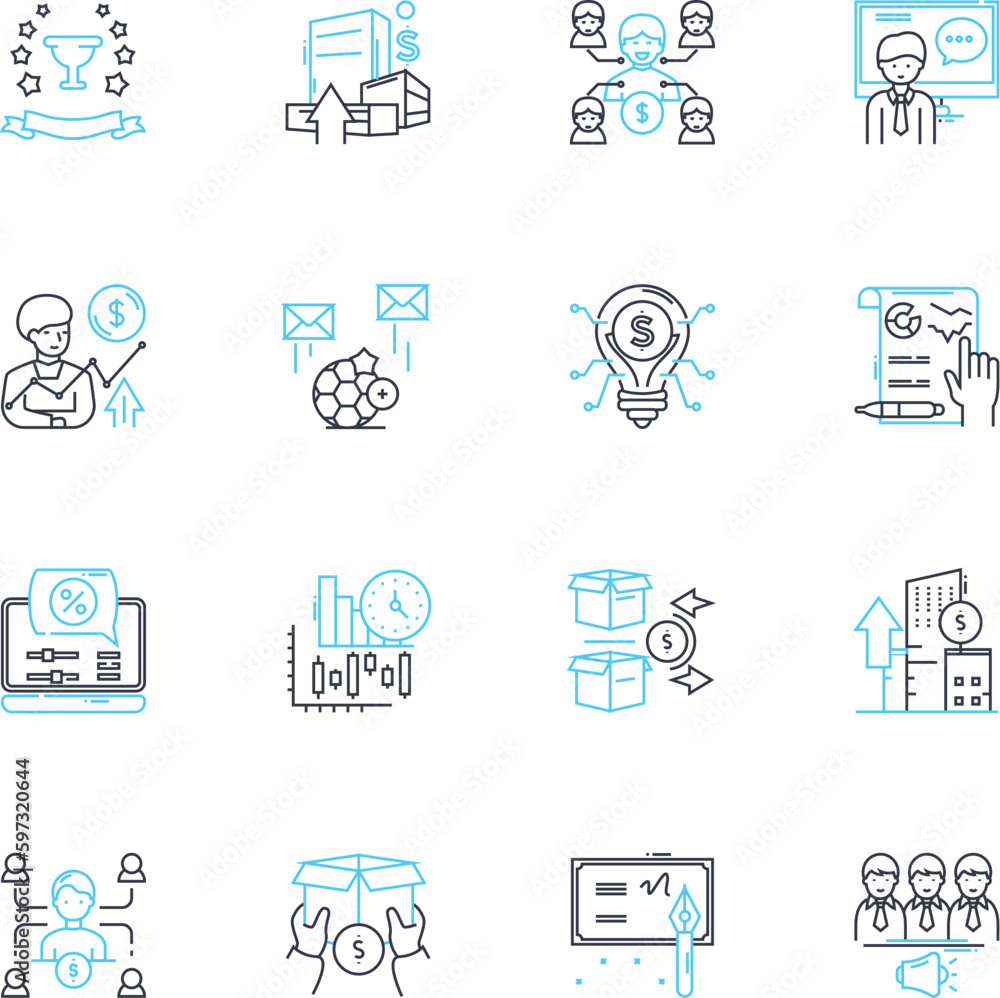 Asset control linear icons set. Inventory, Management, Tracking, Optimization, Utilization, Security, Maintenance line vector and concept signs. Monitoring,Audit,Compliance outline illustrations Asset control linear icons set. Inventory, Management, Tracking, Optimization, Utilization, Security, Maintenance line vector and concept signs. Monitoring,Audit,Compliance outline illustrations