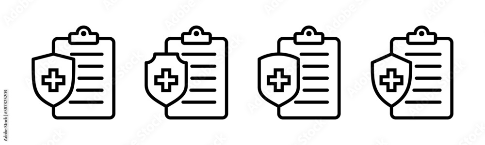 Medical insurance icon vector illustration. health insurance sign and symbol Medical insurance icon vector illustration. health insurance sign and symbol