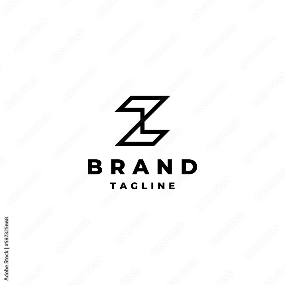 Abstract Initials Letter Z Logo Design. Abstract Lines Minimalist Initial Letter Z Logo Design. Abstract Initials Letter Z Logo Design. Abstract Lines Minimalist Initial Letter Z Logo Design.
