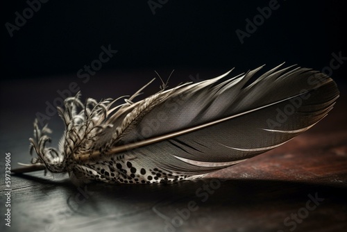 Feather of a Bird. Generative AI