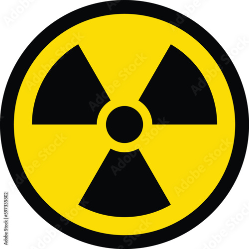 Nuclear Bomb Nuke Symbol Sign Warning Label