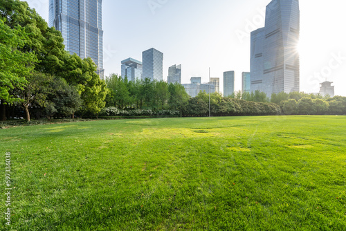 city park in shang hai china photo