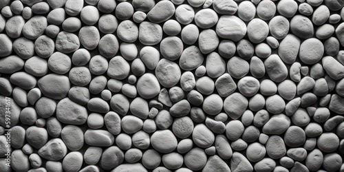 White stone texture background. Created Generative Ai