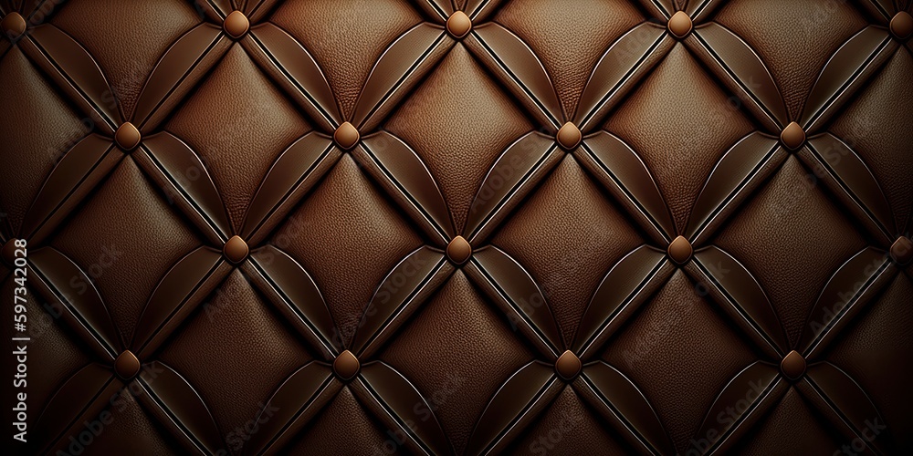 Fototapeta premium Leather texture background. Created Generative AI