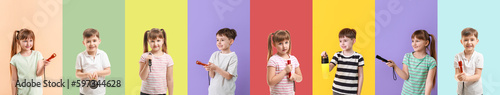 Collage of different childr...