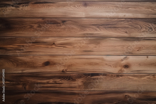 Old Wood Pattern Background, Dark wooden planks Generative AI