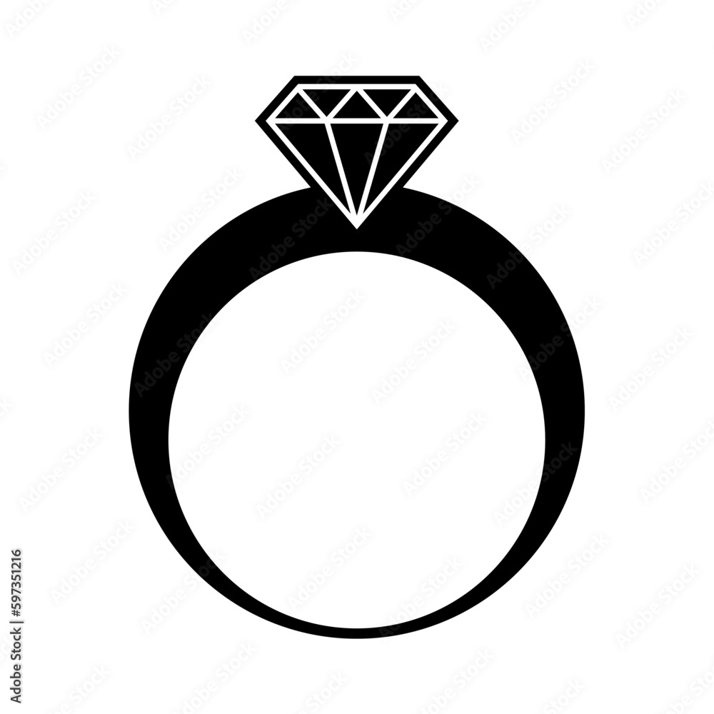 diamond ring icon