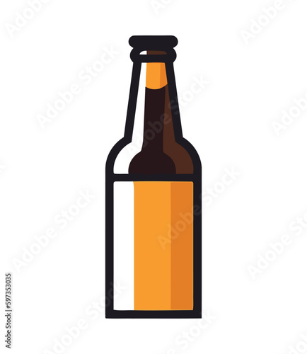 Alcohol symbol bottle beer