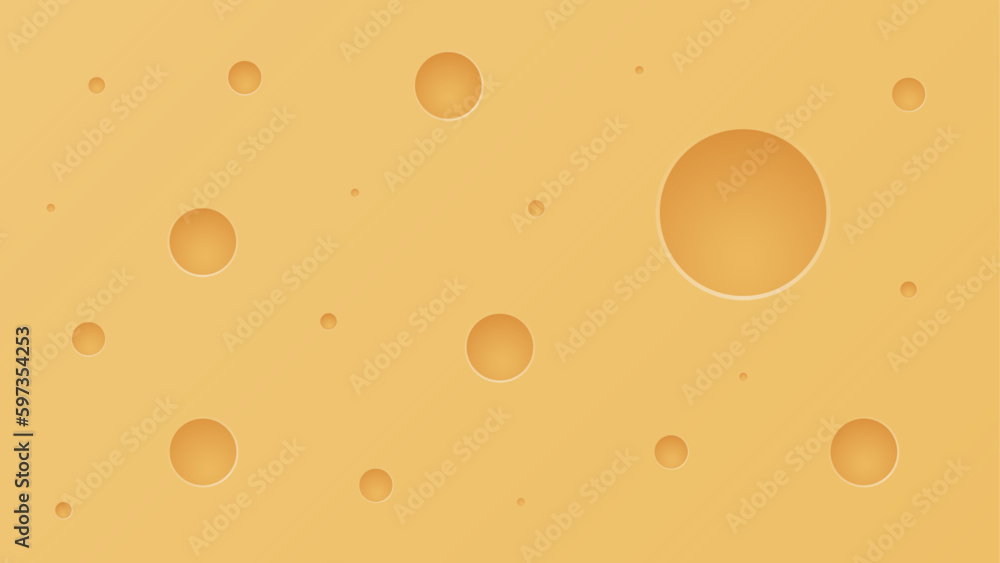 Cheese Surface Texture Background 