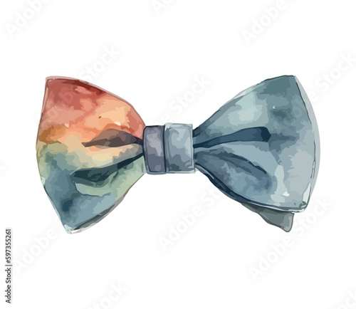 Tied bow symbolizes elegance in formalwear fashion