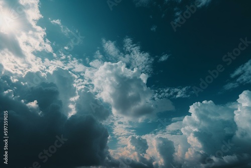 The sky above. Generative AI © Dariel