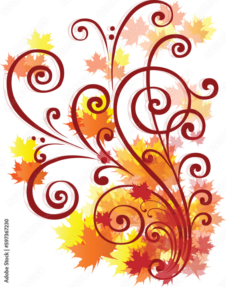 abstract floral background