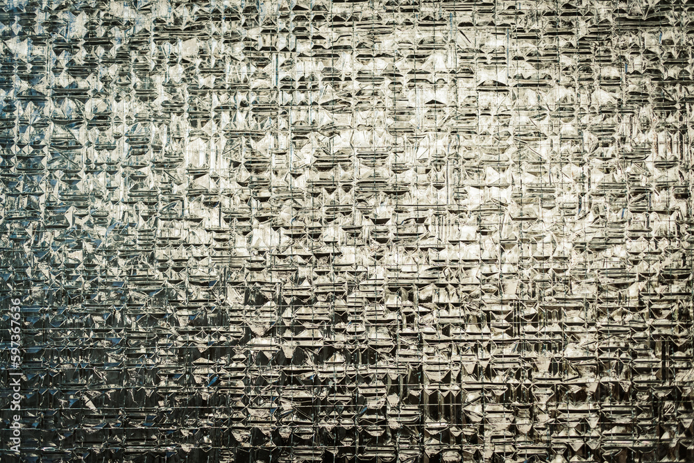 Corrugated glass, abstract background and texture. Corrugated glass, abstract background and texture.