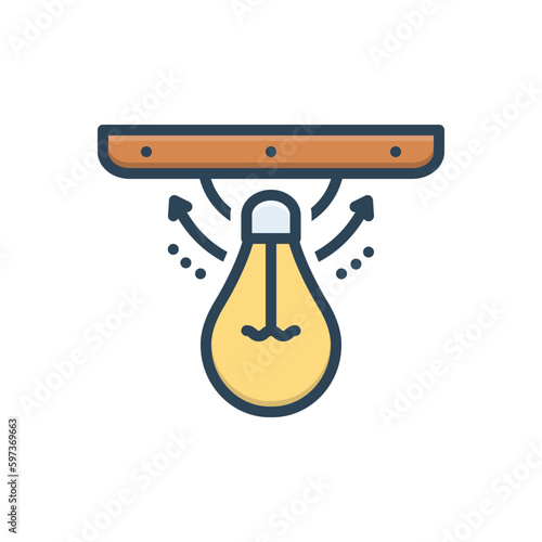 Color illustration icon for frequently 