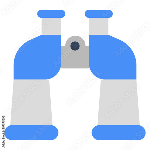 A unique design icon of binoculars 