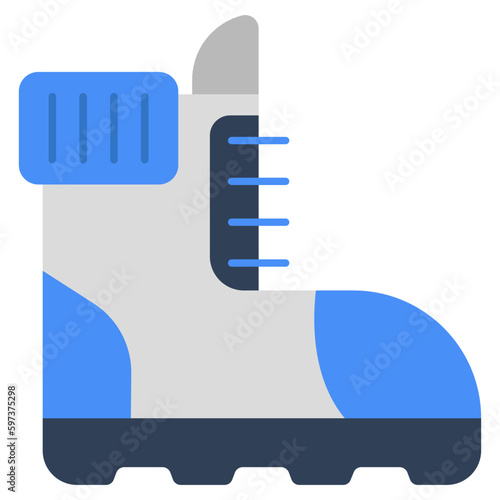 Trendy design icon of ice skate