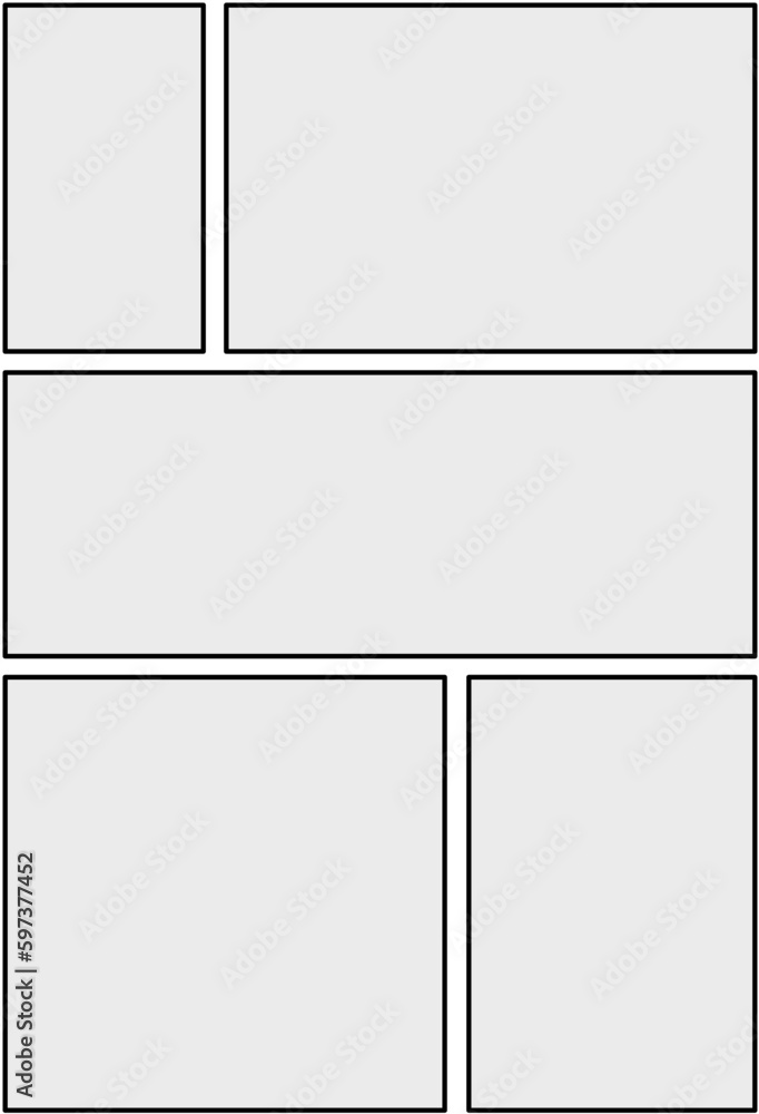 Comic page layout