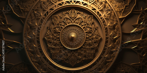 Islam Hintergrund Design für Ramadan Grußkarten, ai generativ