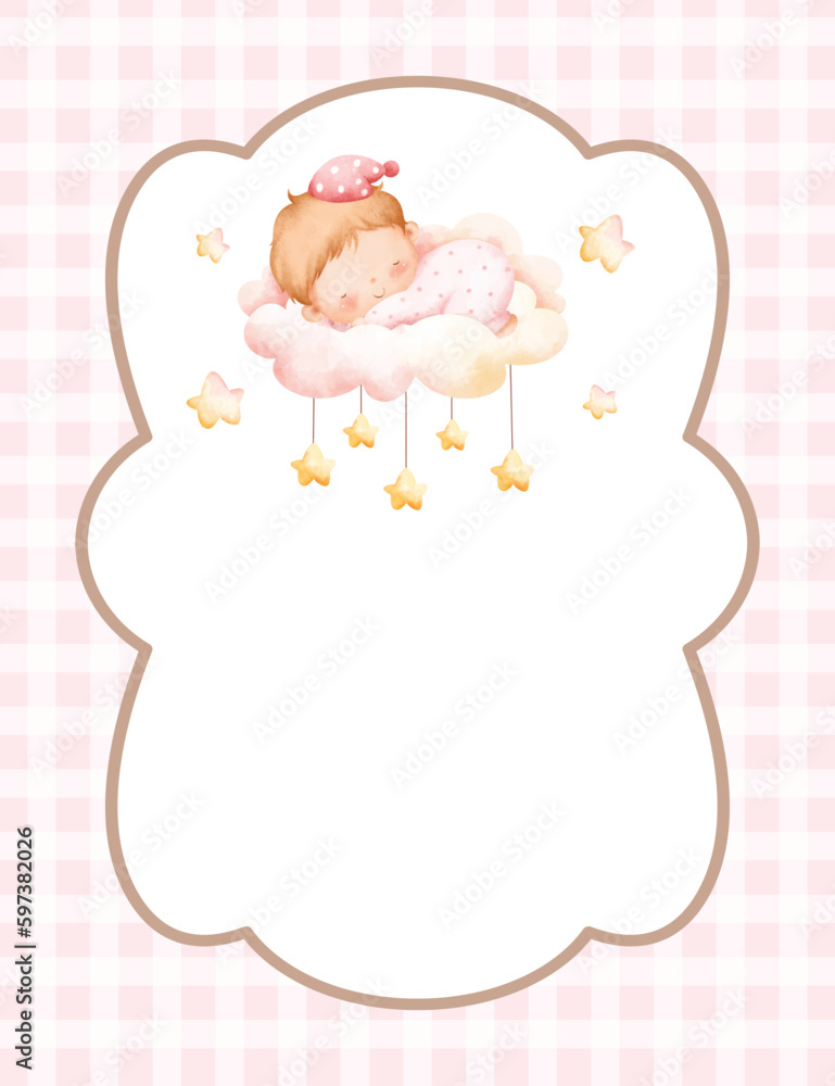 Baby shower invitation design template Baby shower invitation design template