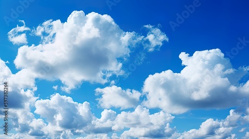 Summer blue sky bright winter air  blue sky concept sky and clouds background
