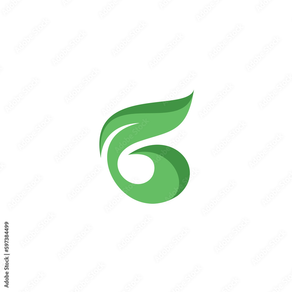 Letter G Leaf Logo. G Growth Eco Logo Letter G Leaf Logo. G Growth Eco Logo