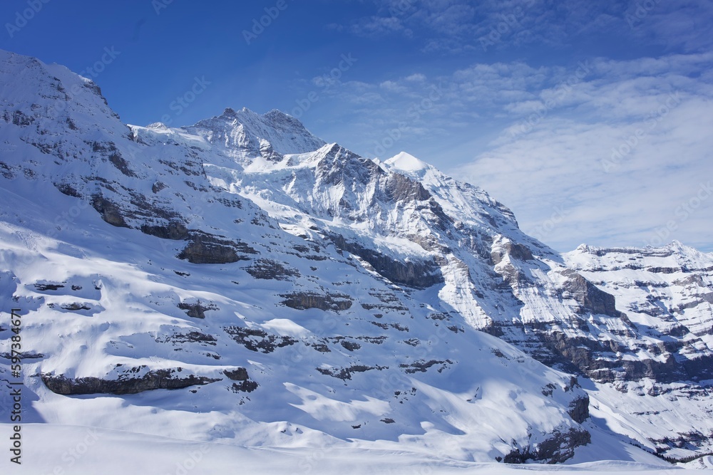 Obraz premium ski resort in the mountains