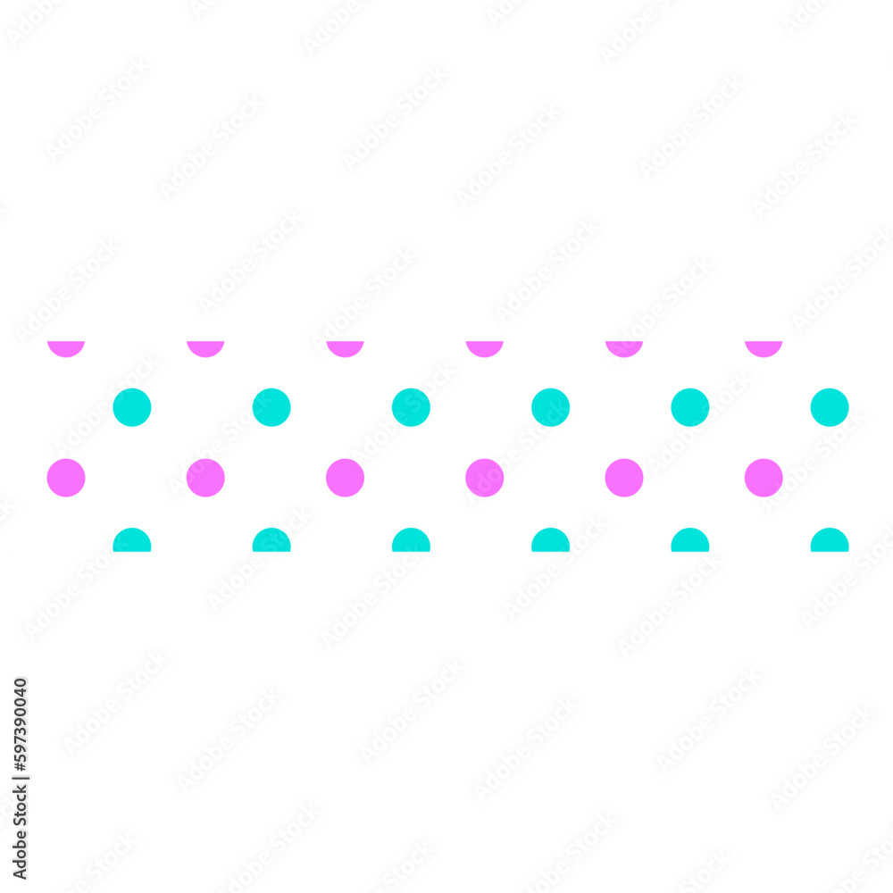Washi tape with polka dots Washi tape with polka dots