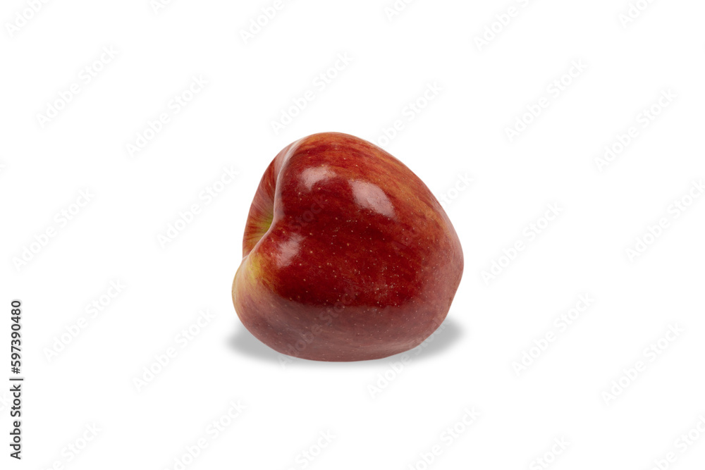 Fresh red apple isolated on white. Clipping path Fresh red apple isolated on white. Clipping path