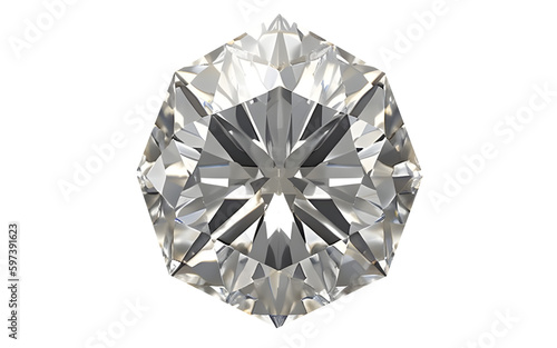 diamond with no background, Generative Ai