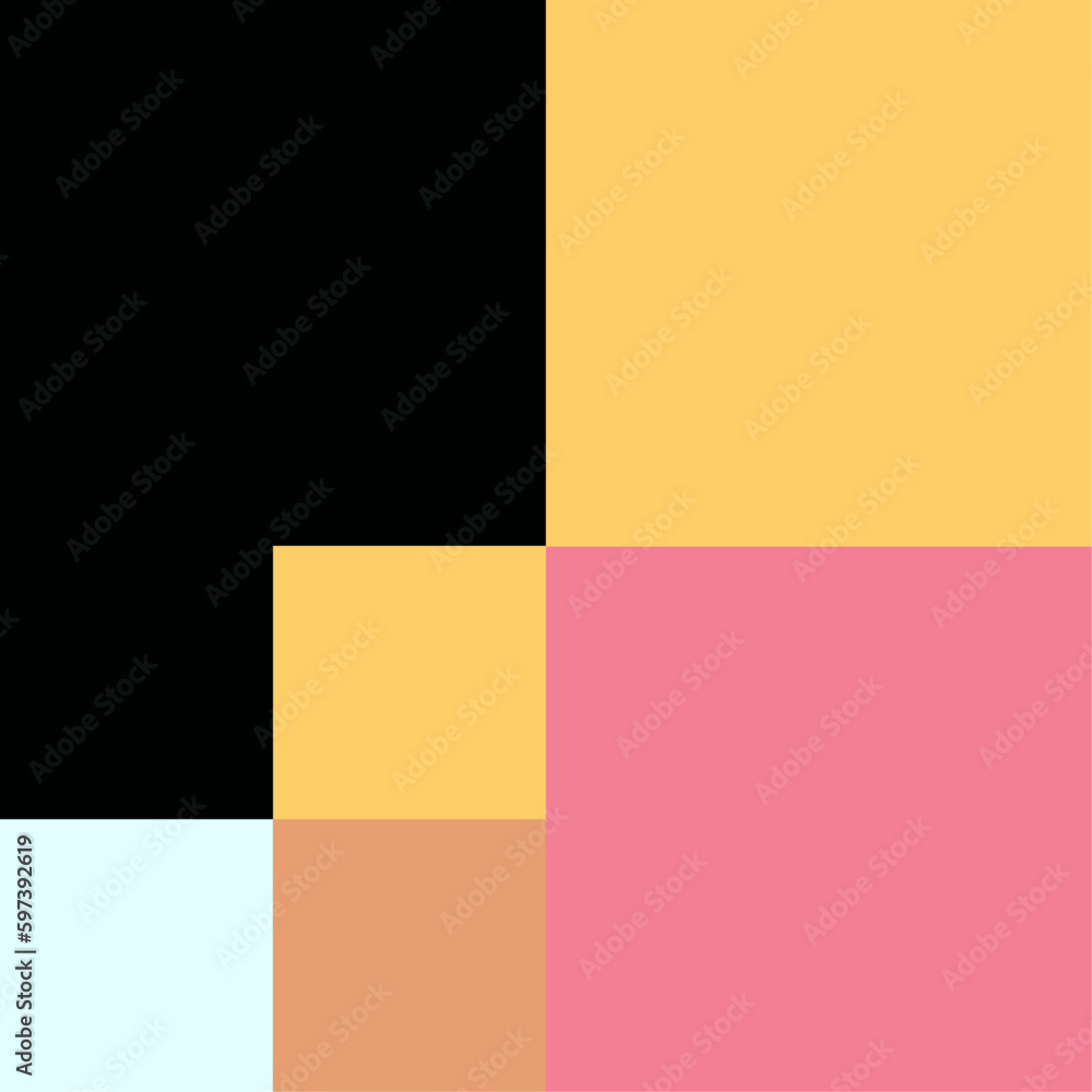 Rectangle pieces patterns shapes vector, colorful jigsaw puzzle background, Isolated pieces of abstract vector illustration