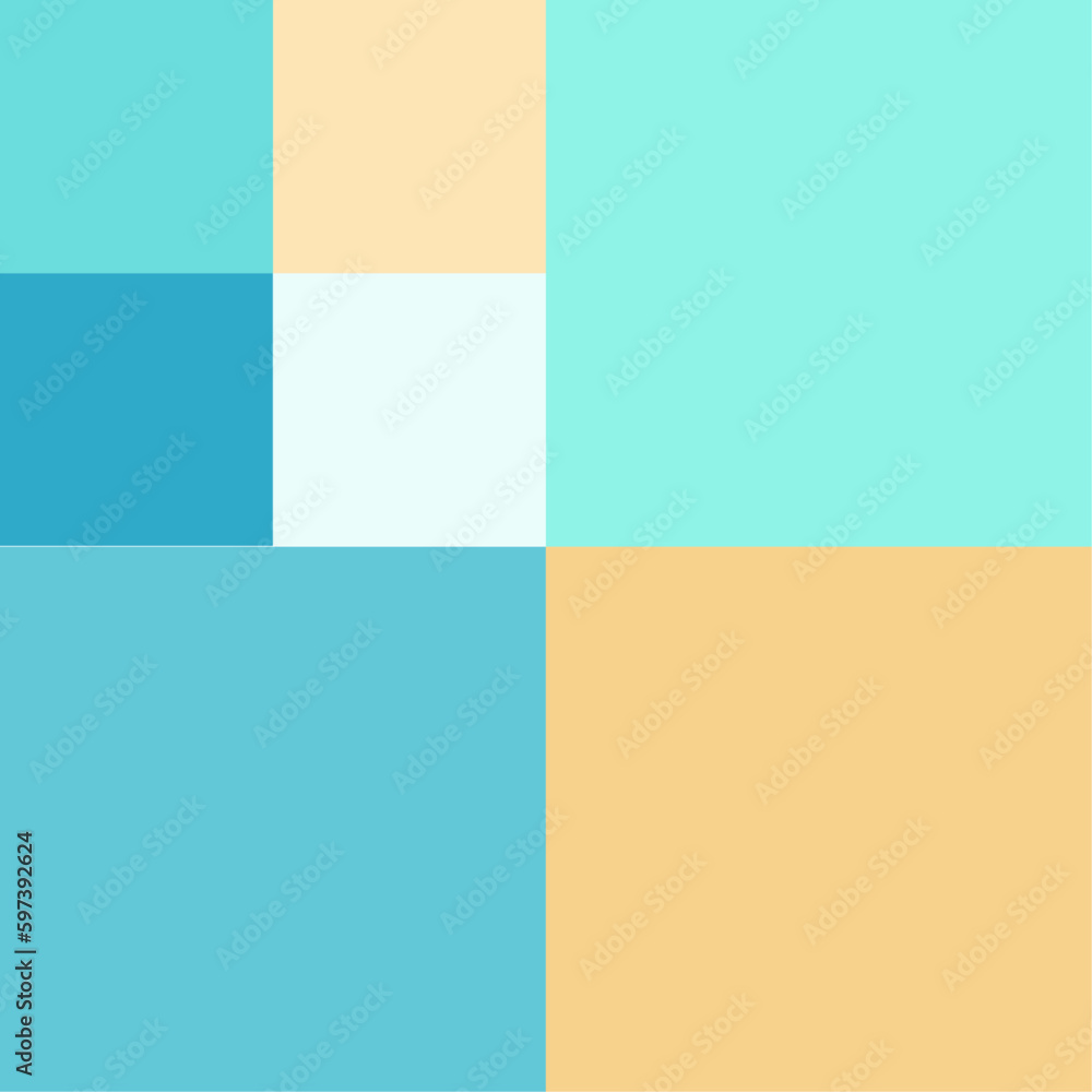 rectangle pieces, rainbow colored jigsaw puzzle background, Isolated pieces of abstract vector illustration