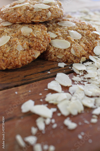 Gluten-free almond cookies photo