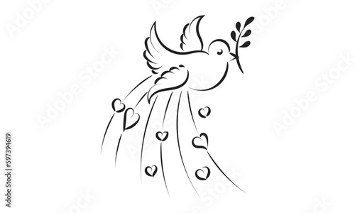 Holy Spirit, Christian faith, typography for print or use as poster, card, flyer or T shirt