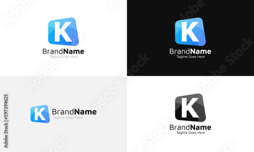 K Letter Logo Template