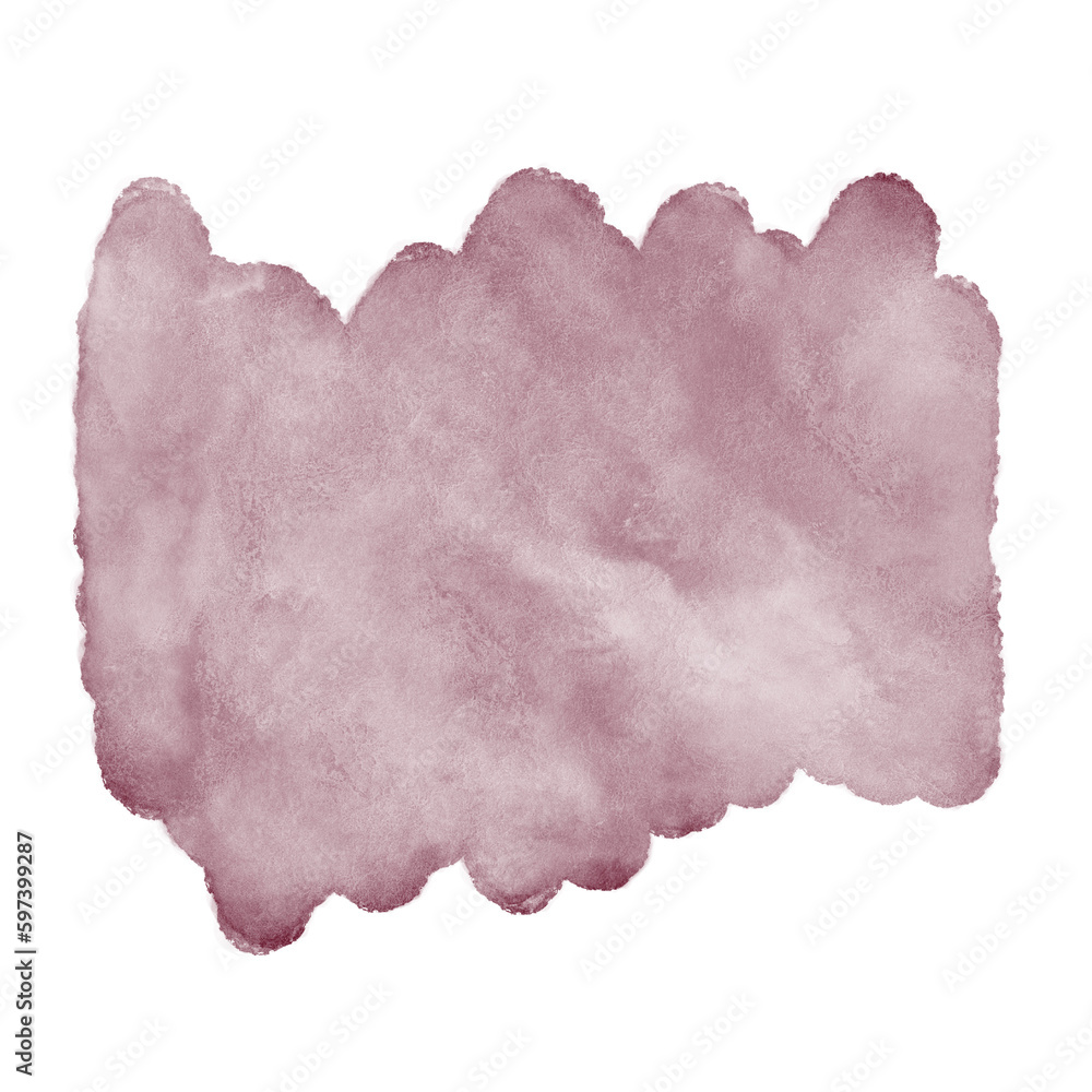 Fototapeta premium Red Pink Watercolor Brushstrokes Decor