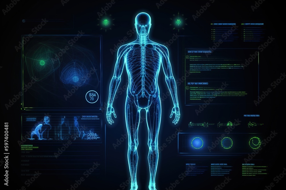 Full scan Human body anatomy health care generative ai Full scan Human body anatomy health care generative ai