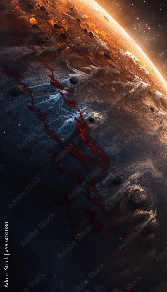 Naklejka premium Space