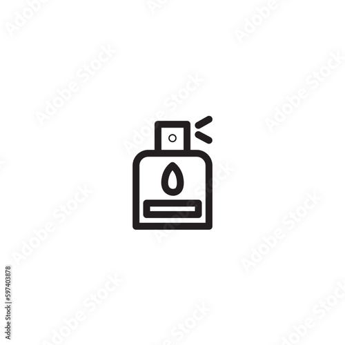 Beauty Hair Spray Outline Icon