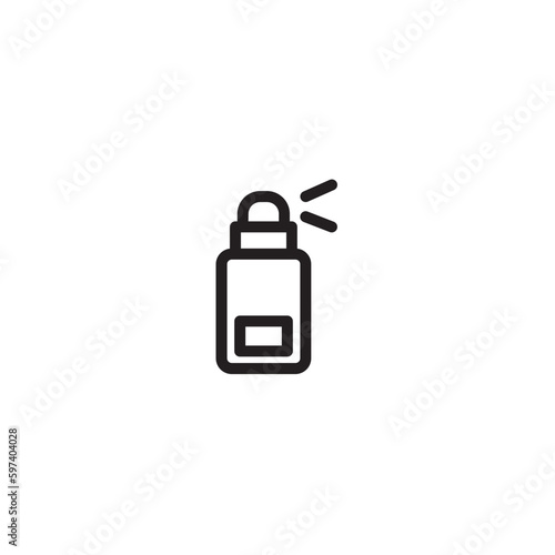 Hair Spray Style Outline Icon