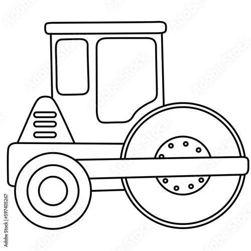 Roller icon. Line, outline version, Roller outline vector sign. Symbol, logo illustration. Pixel perfect vector graphics