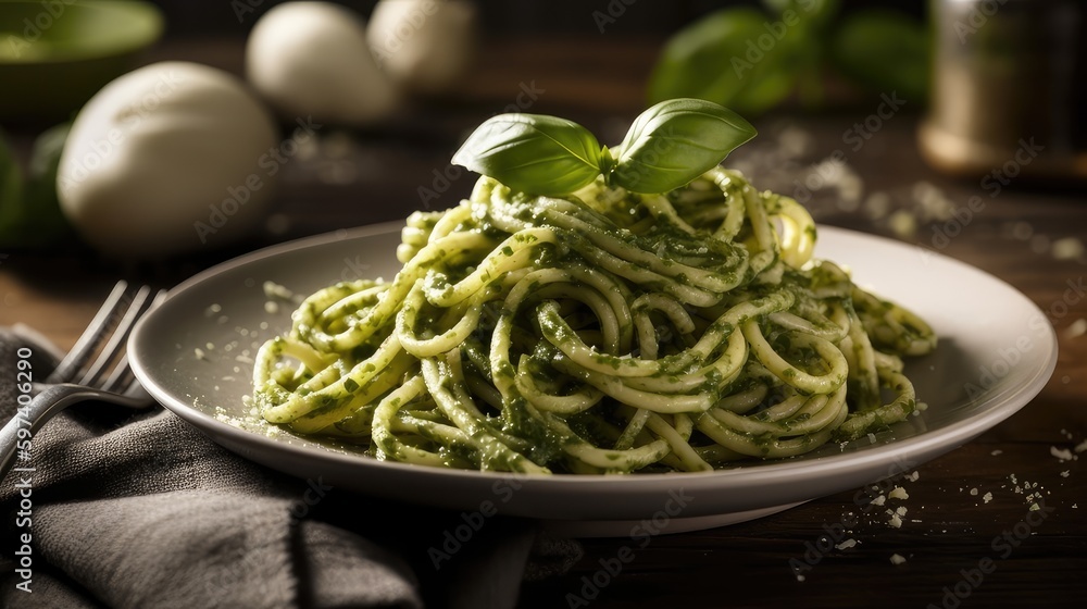 pasta with pesto