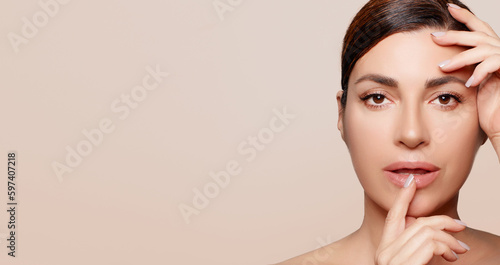 Fotografie Beauty and Skin Care Concept