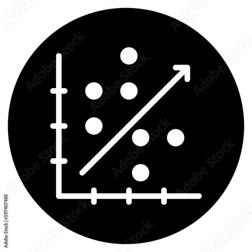 correlation glyph icon