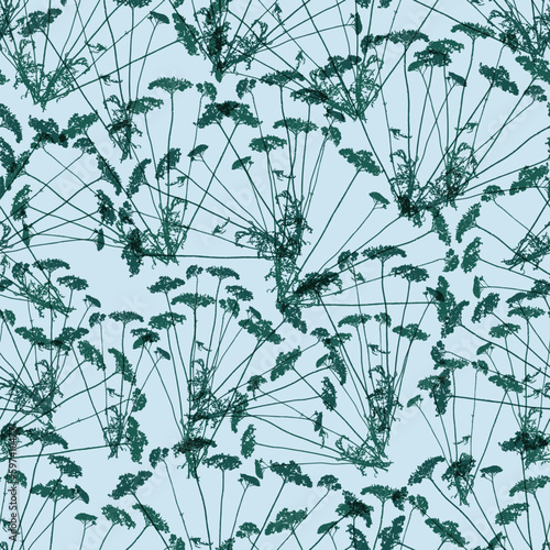 Obraz na płótnie seamless hand drawn green grass pattern background for fashion fabric w salonie