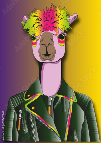Alpaca rockstar