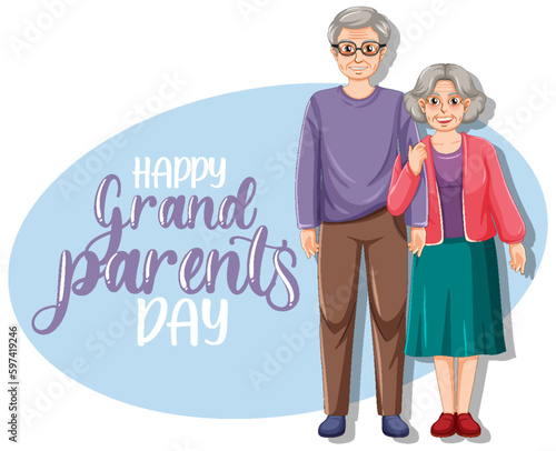 Happy grandparent day banner