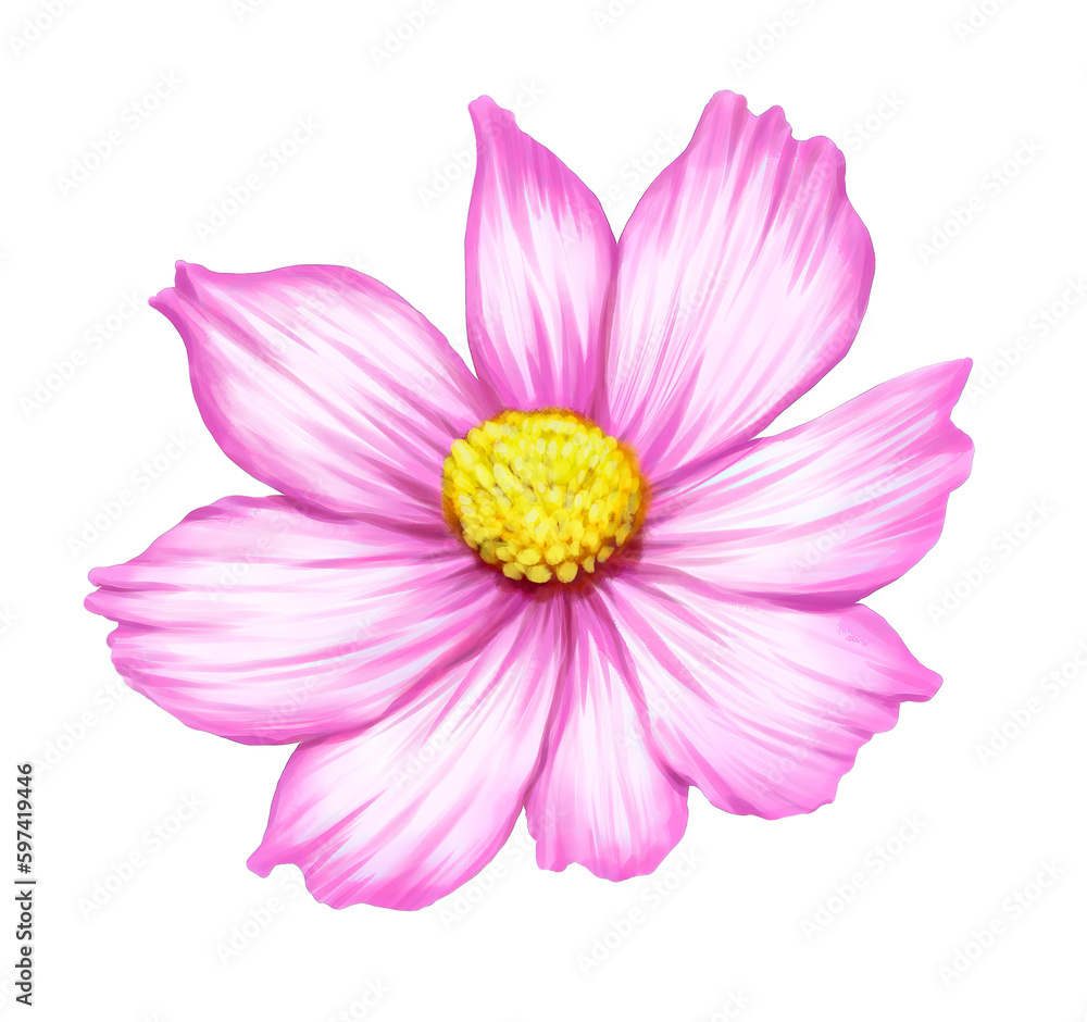 flower plant watercolor style flower plant watercolor style