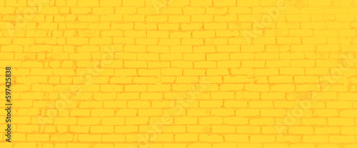 Old yellow Brick Wall. Seamless Tileable Texture.