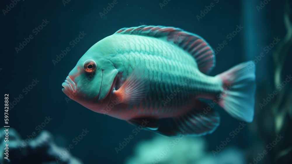 aquarium parrot fish aquarium parrot fish