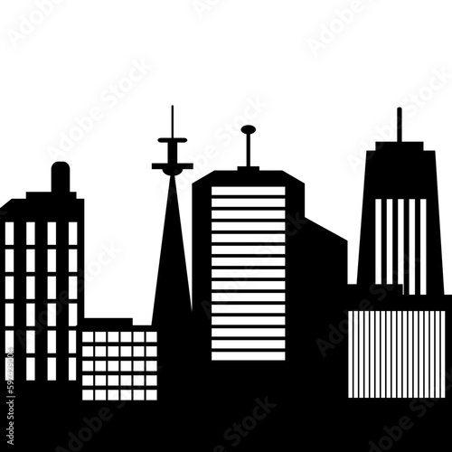 City Silhouette Illustration